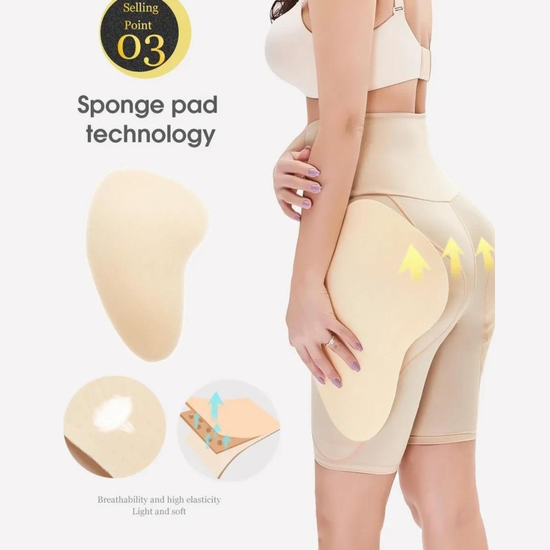 Thai & Hip Shaper Combo (Padded Panty+ Fake high waist body shaper)