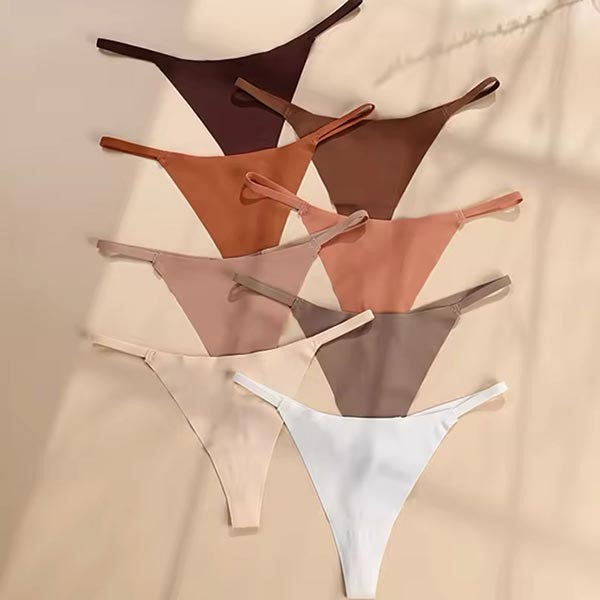 Ice Silk Seamless T-back G-string Thong