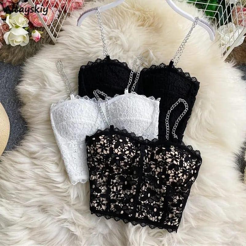 Camisole Women Solid Minimalist Tops